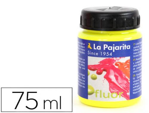 Pintura latex la pajarita f-01 amarelo canario 75ml , La pajarita , 72376 , 8423451167160